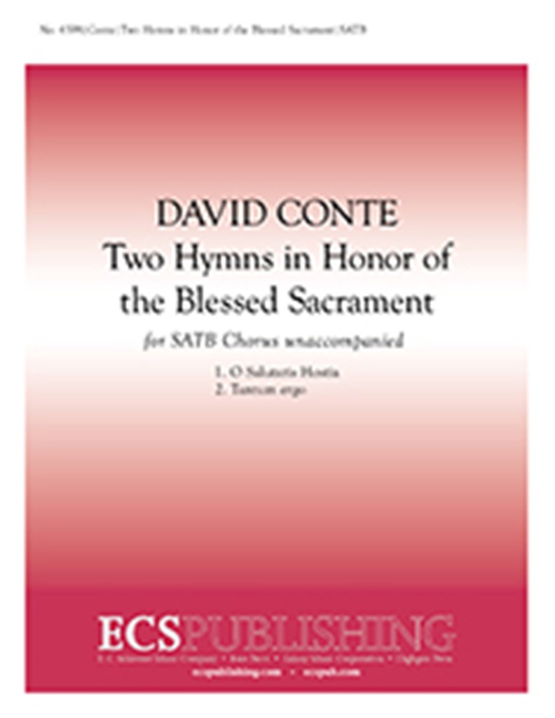 Two Hymns in Honor of the Blessed Sacrament